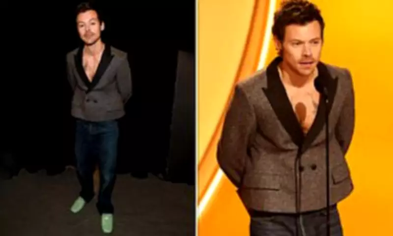 Harry Styles Makes Late Grammys Arrival to Present Album of the Year to Bad Bunny