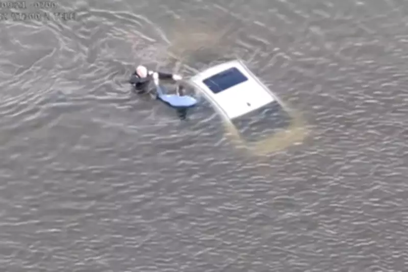 Heroic Rescue in Colorado: Unconscious Man Saved from Submerged Car in Icy Lake