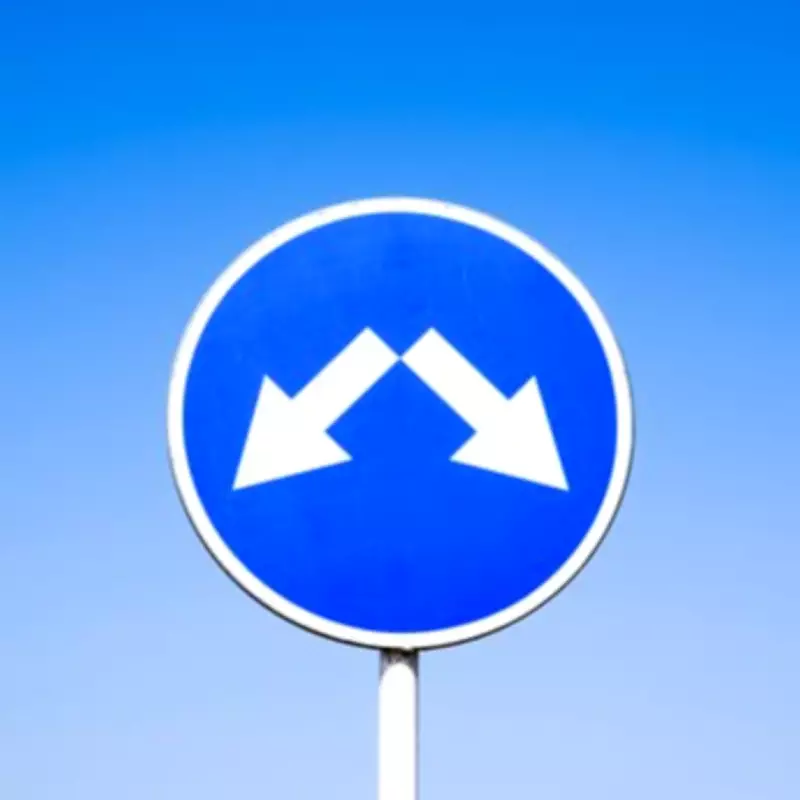 Highway Code's 'Blue Arrow' Sign Warning: Drivers Often Confused