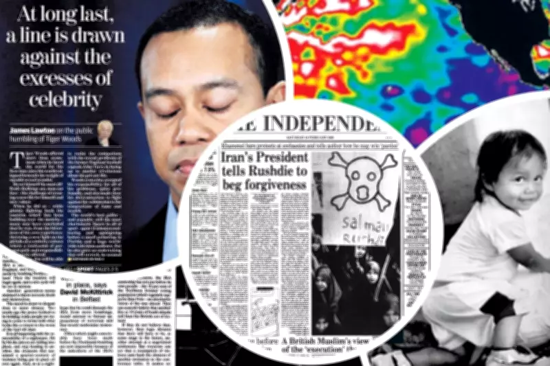 Historic Front Pages: From Cold War Tensions to Environmental Disasters