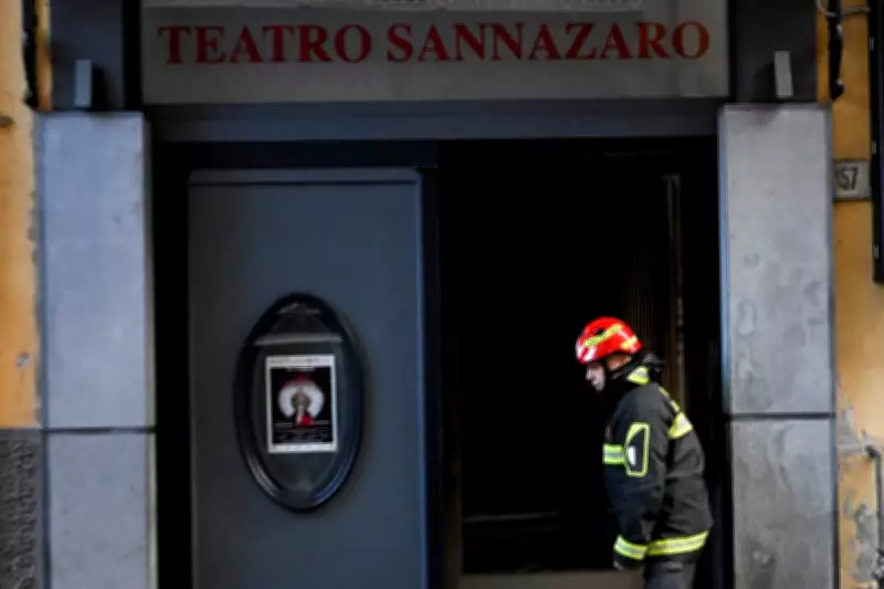 Historic Naples Theatre Gutted by Blaze, Mayor Vows to Rebuild