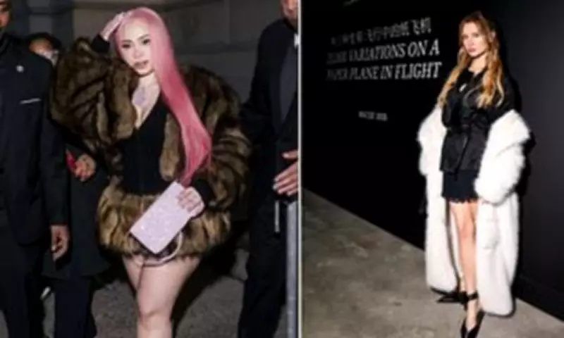 Ice Spice and Anna Delvey Turn Heads at Alexander Wang's New York Art Event