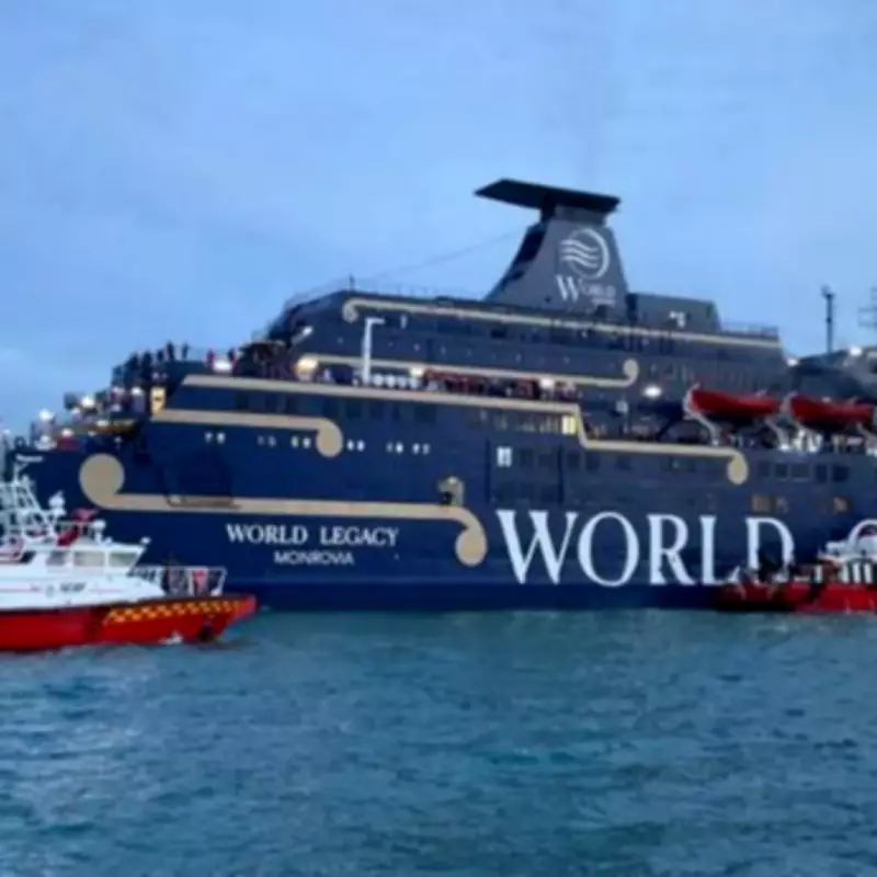 Inferno Engulfs World Dream Cruise Ship: One Fatality, Hundreds Evacuated