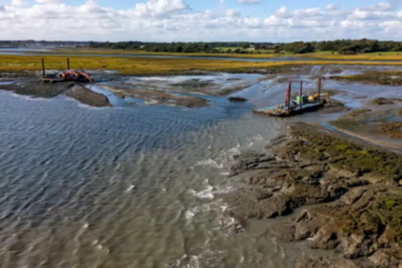 Innovative Harbour Mud Scheme Restores Eroding Saltmarsh in Lymington
