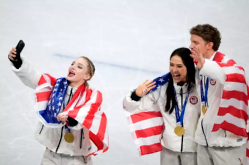 Inside the Secret Text Group of US Figure Skating Olympic Gold Medalists