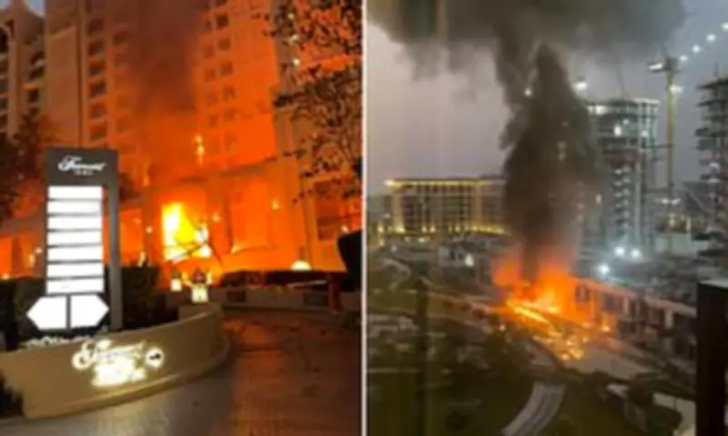 Iranian Missile Strikes Dubai's Fairmont Hotel, Injuring Four in Regional Escalation