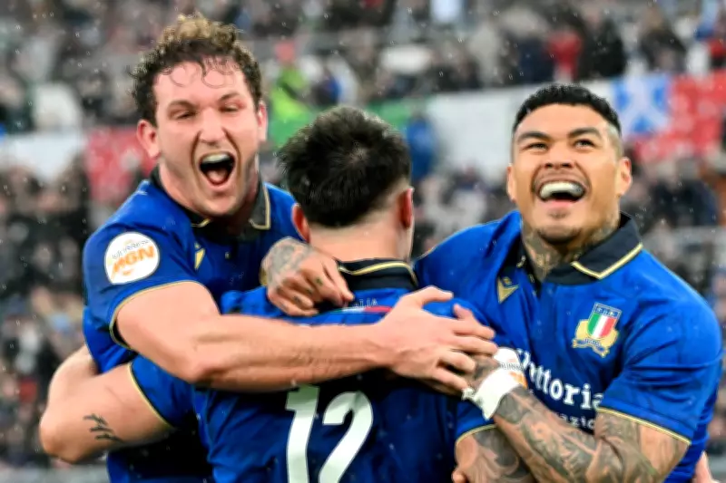 Italy Secures Historic Six Nations Victory Over Scotland in Tense Rome Clash