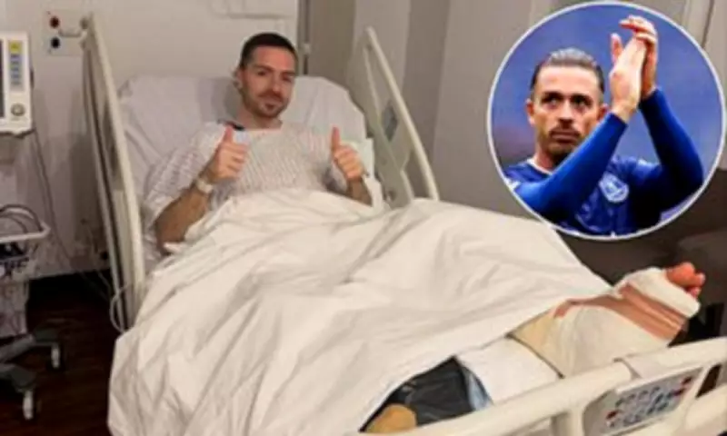 Jack Grealish's Season Ends After Foot Surgery, Thanks Everton Fans