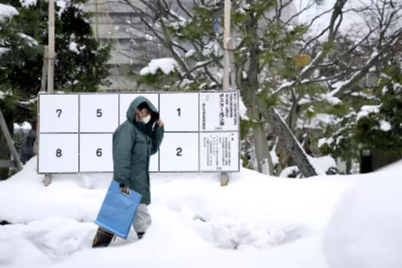 Japan's Deadly Snowfall: 30 Lives Lost as Winter Election Faces Disruption