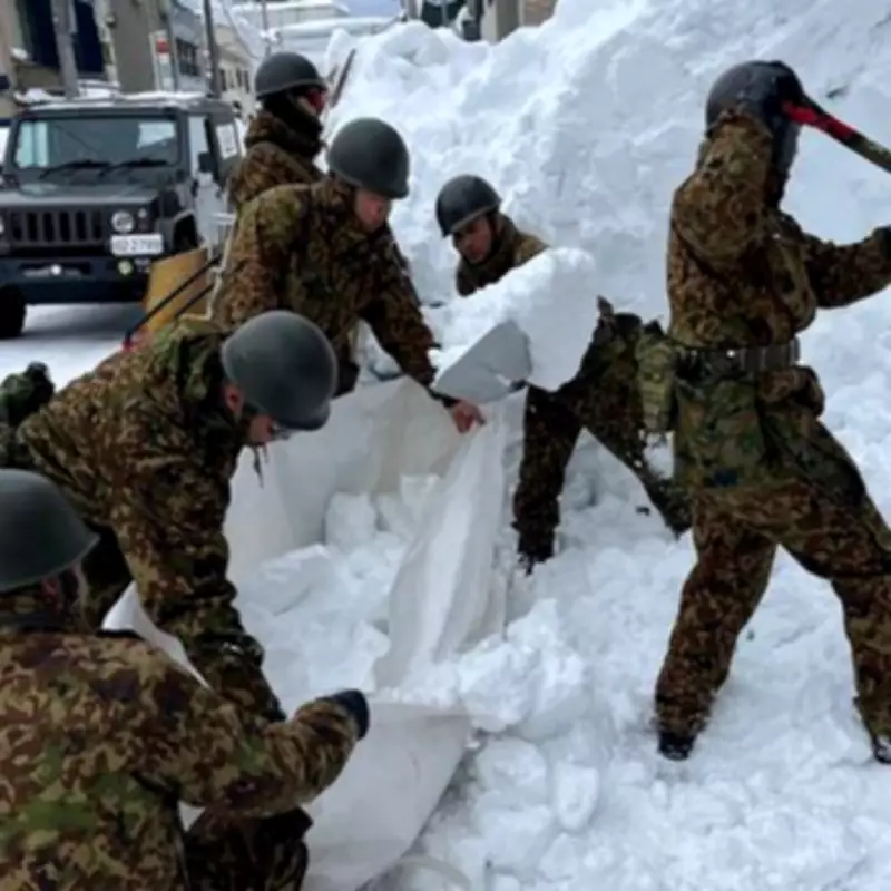 Japan's Snow Crisis: 35 Dead, 400 Injured as Military Deployed to Clear 6.5ft Snow