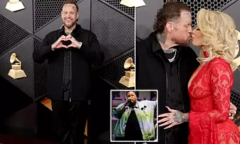 Jelly Roll's Dramatic Weight Loss Journey Showcased at Grammys Red Carpet