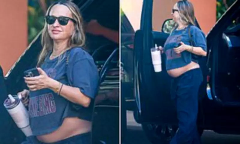 Jennifer Meyer Shows Off Baby Bump in Beverly Hills Lunch Outing