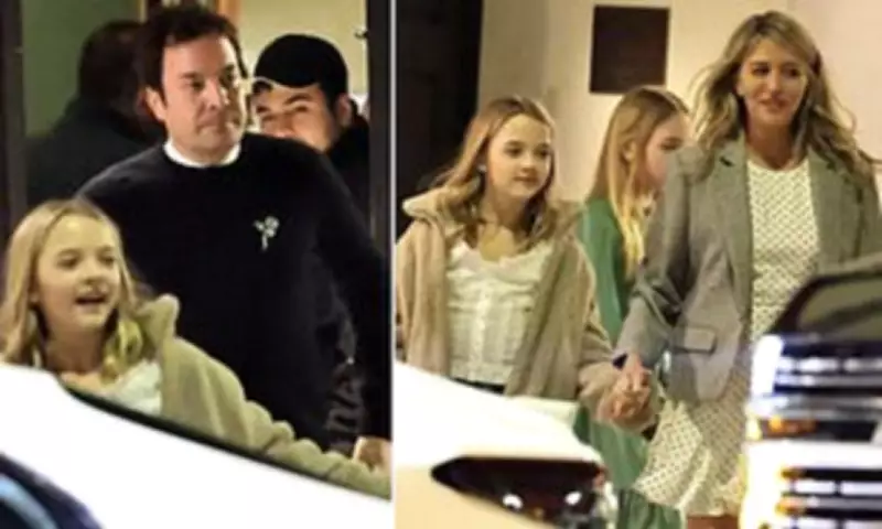 Jimmy Fallon Spotted with Family at Nobu on Valentine's Day