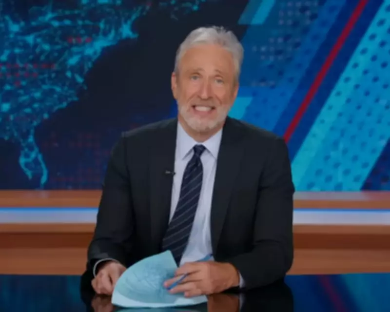 Jon Stewart's Epstein Files Jibe at Trump Sparks Media Frenzy