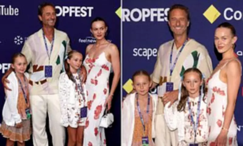 Justin Hemmes and Madeline Holtznagel Embrace Blended Family Life at Tropfest