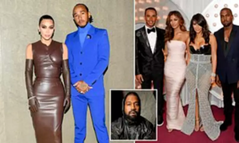 Kanye West Reportedly Unsettled by Kim Kardashian's Romance with Friend Lewis Hamilton