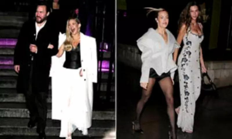 Kate Hudson Beams at BAFTA Nominees Party with Fiancé Ahead of Awards