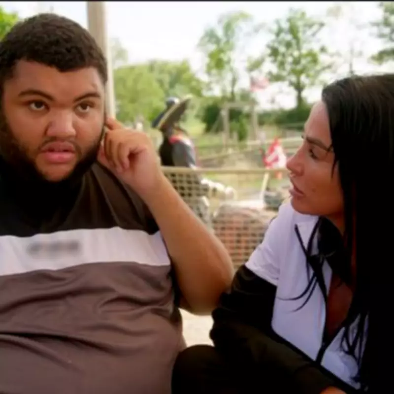 Katie Price Returns to UK Without Husband, Reunites with Son Harvey