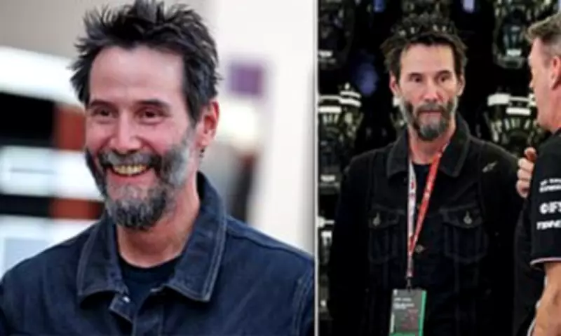 Keanu Reeves Sports New Look at F1 Testing in Bahrain