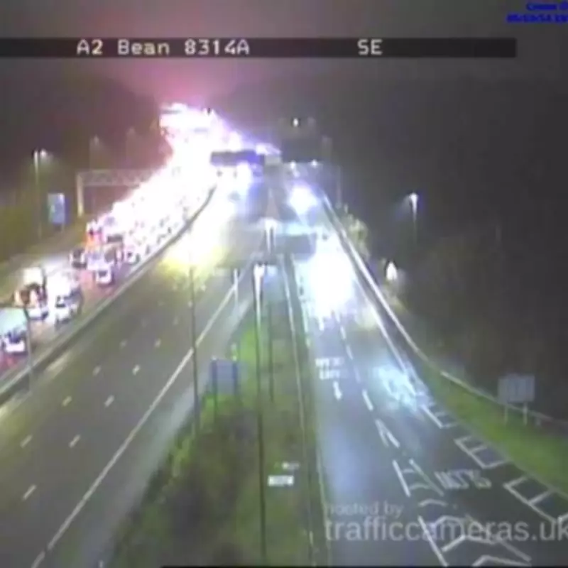 Kent Lorry Fire Causes 90-Minute Rush Hour Delays on A2