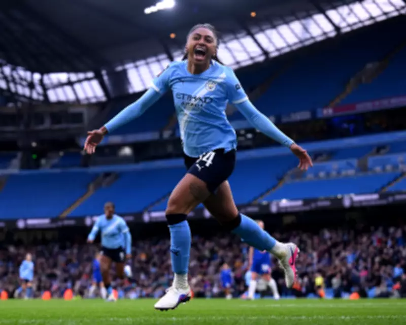 Kerolin Hat-Trick Demolishes Chelsea as Manchester City Women Go 11 Points Clear