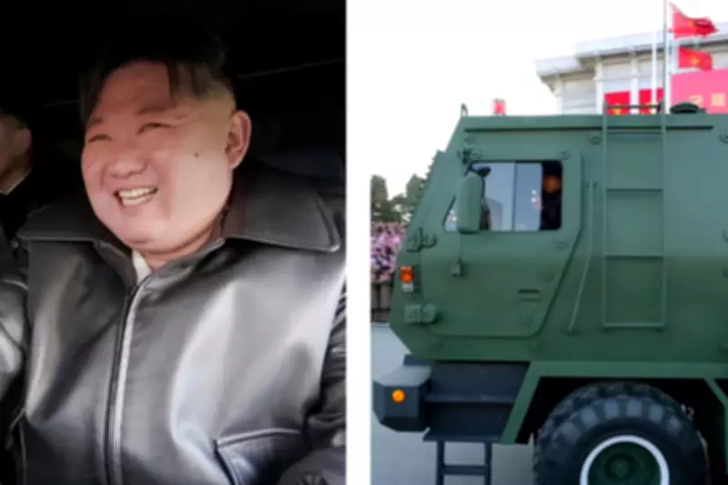Kim Jong Un Drives Nuclear-Capable Rocket Launcher Ahead of Major Party Congress