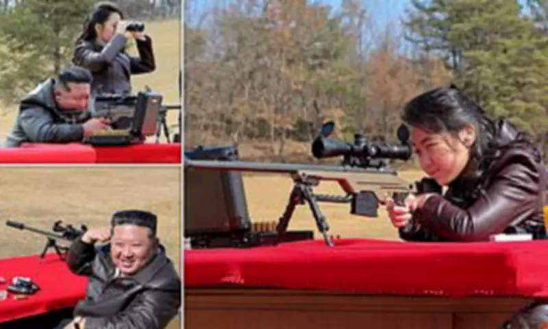 Kim Jong Un Gifts Sniper Rifle to Teen Daughter Amid Succession Speculation