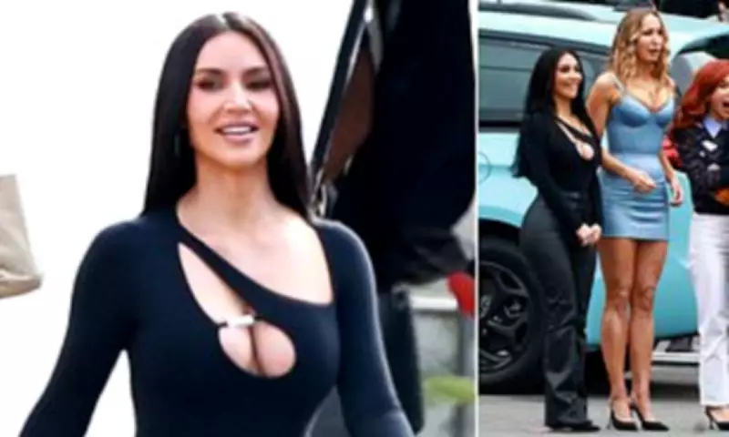 Kim Kardashian Films Comedy Amid Lewis Hamilton Romance
