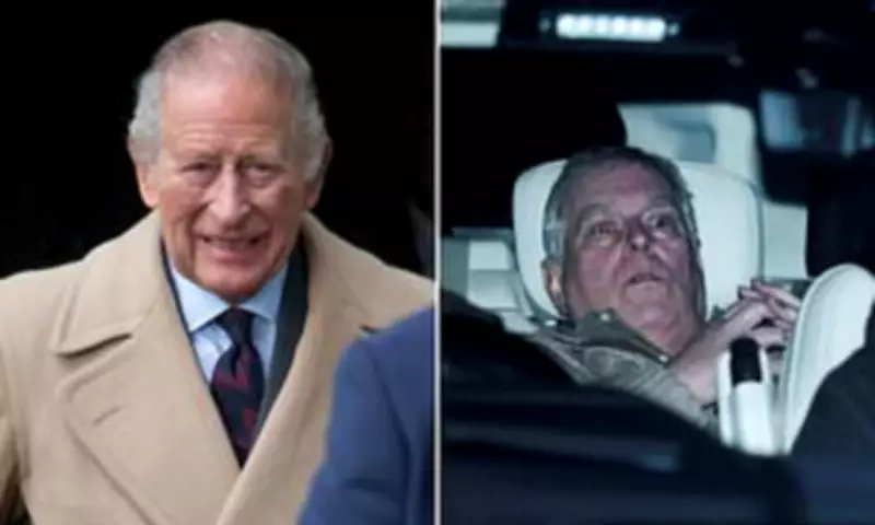 King Charles Grimaces Amid Brother Andrew's Arrest Scandal