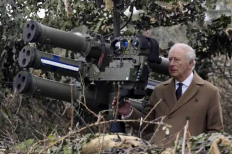 King Charles Inspects Air Defence Systems and Meets Military Families at Hampshire Barracks