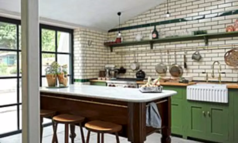 Kitchen Islands Out, Prep Tables In: The New British Kitchen Design Trends