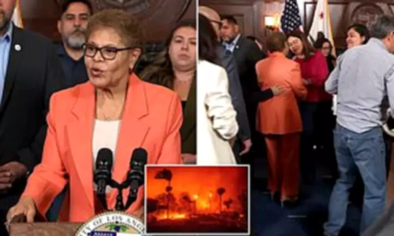 LA Mayor Karen Bass Flees Press After Alleged Fire Report Cover-Up Exposed
