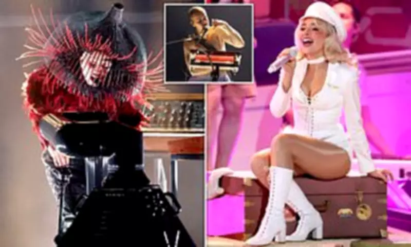 Lady Gaga's Bizarre Grammys 2026 Outfit Steals Show as Sabrina Carpenter and Justin Bieber Perform