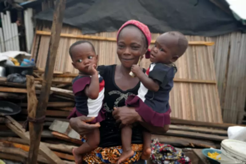 Lagos Mass Evictions Force Thousands from Homes Including Baby Twins Now Living in Canoe
