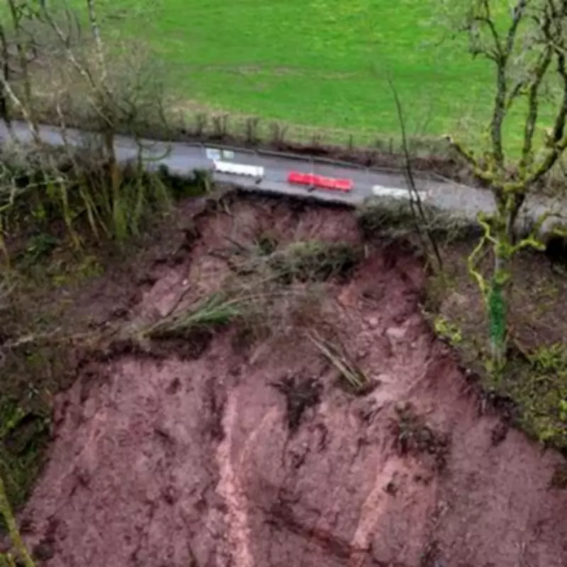 Landslide Leaves Welsh Valley Isolated, Emergency Services Face Two-Hour Detours