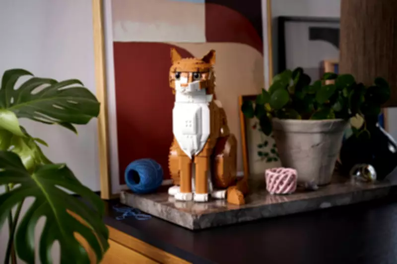 Lego Unveils Lifelike Orange Cat Build: A 1,755-Piece Masterpiece for Feline Fans