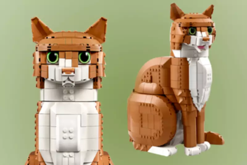 Lego Unveils Lifelike Orange Cat Set: A 1,755-Piece Masterpiece
