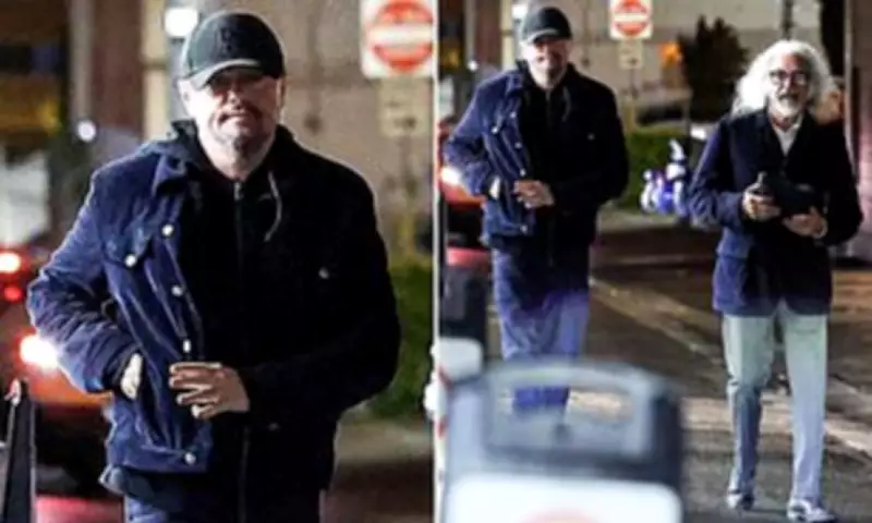Leonardo DiCaprio's Rare Outing with Father George at Beverly Hills Party
