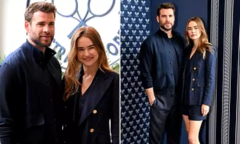 Liam Hemsworth and Gabriella Brooks Make Stylish Appearance at Australian Open