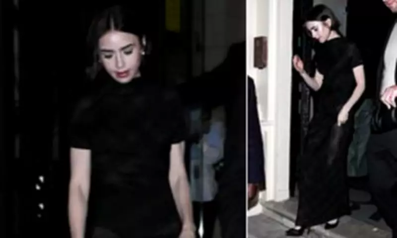 Lily Collins Stuns at London Party After Heartfelt Tribute to Father Phil