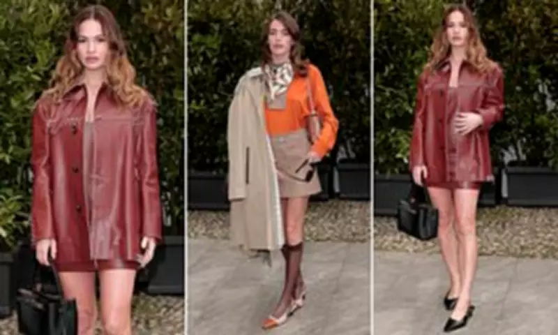 Lily James and Clara McGregor Lead Star-Studded Arrivals at Tod's Milan Fashion Week