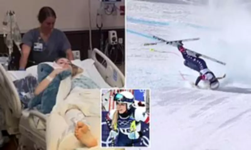 Lindsey Vonn Reveals Bionic Leg After Fifth Surgery Following Olympic Crash
