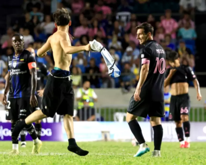 Lionel Messi Tackled in Inter Miami Friendly Against Independiente del Valle
