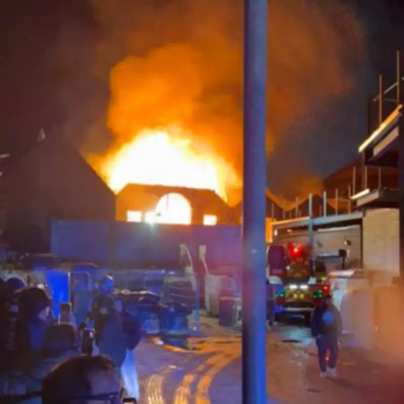London Church Fire: 70 Firefighters Battle Major Blaze at Southall Chapel