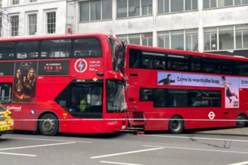 London Rush Hour Bus Crash Injures Six, Damages Theatre in Elephant and Castle