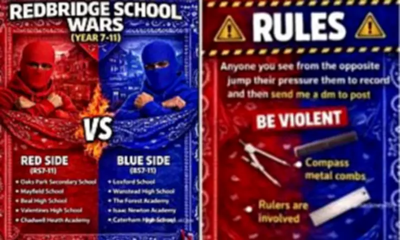 London Schools on High Alert Over Gang-Style 'Red vs Blue' Social Media Violence Trend