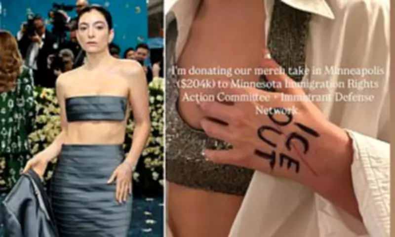Lorde's $204k Donation Fuels ICE OUT Movement Amid Grammy Protests