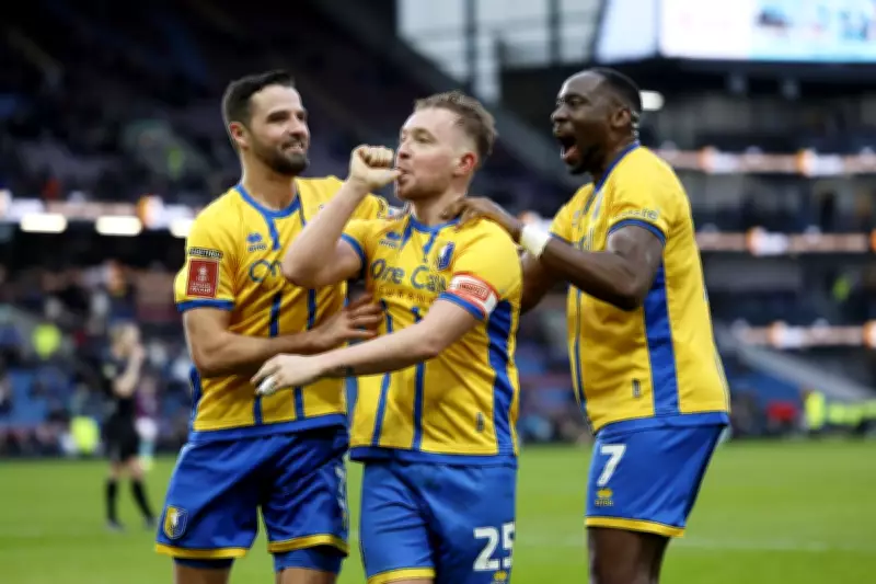 Louis Reed's Free-Kick Stuns Burnley as Mansfield Progress in FA Cup
