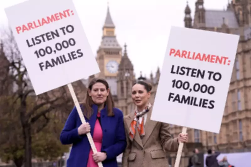 Louise Thompson Leads Parliament Protest Demanding Maternity Care Reform