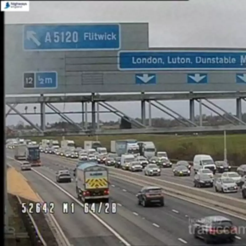 M1 Motorway Chaos: Major Lorry Crash Causes Severe Delays Near Luton